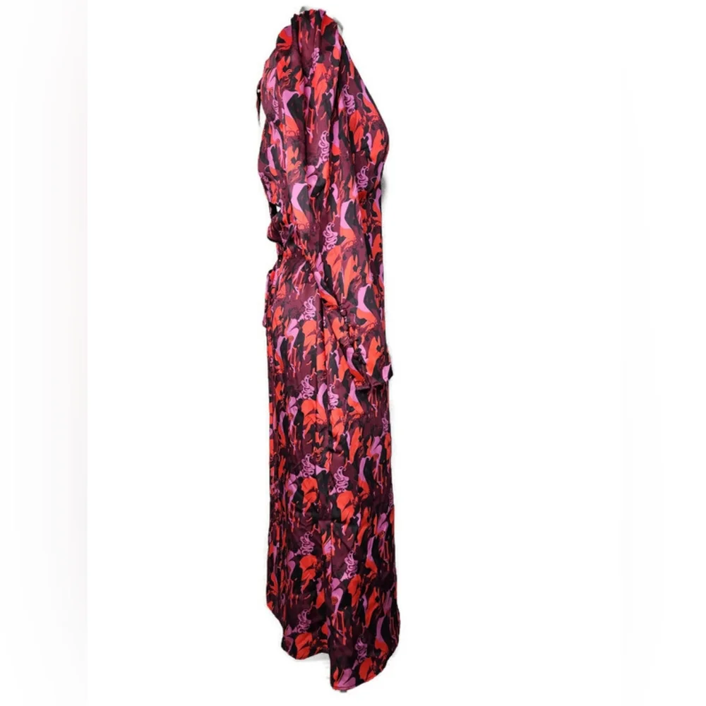 Staud Cut-Out Back Dress in Plum Sirens Size 4 - Picture 3 of 11